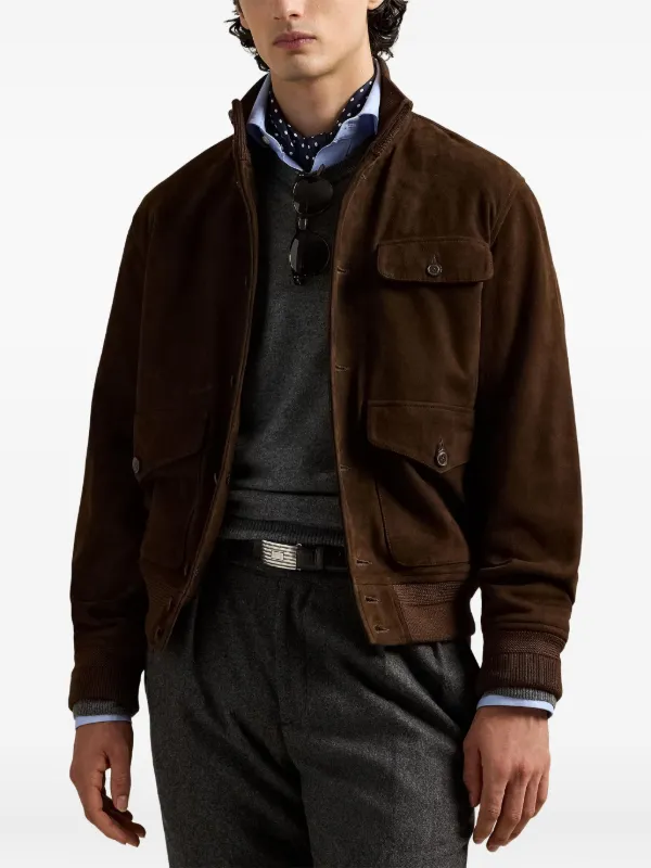 ジャケット・アウター Polo Ralph Lauren Suede Leather Jacket 楽天市場】ポロ ラルフローレン メンズ スエード レザー