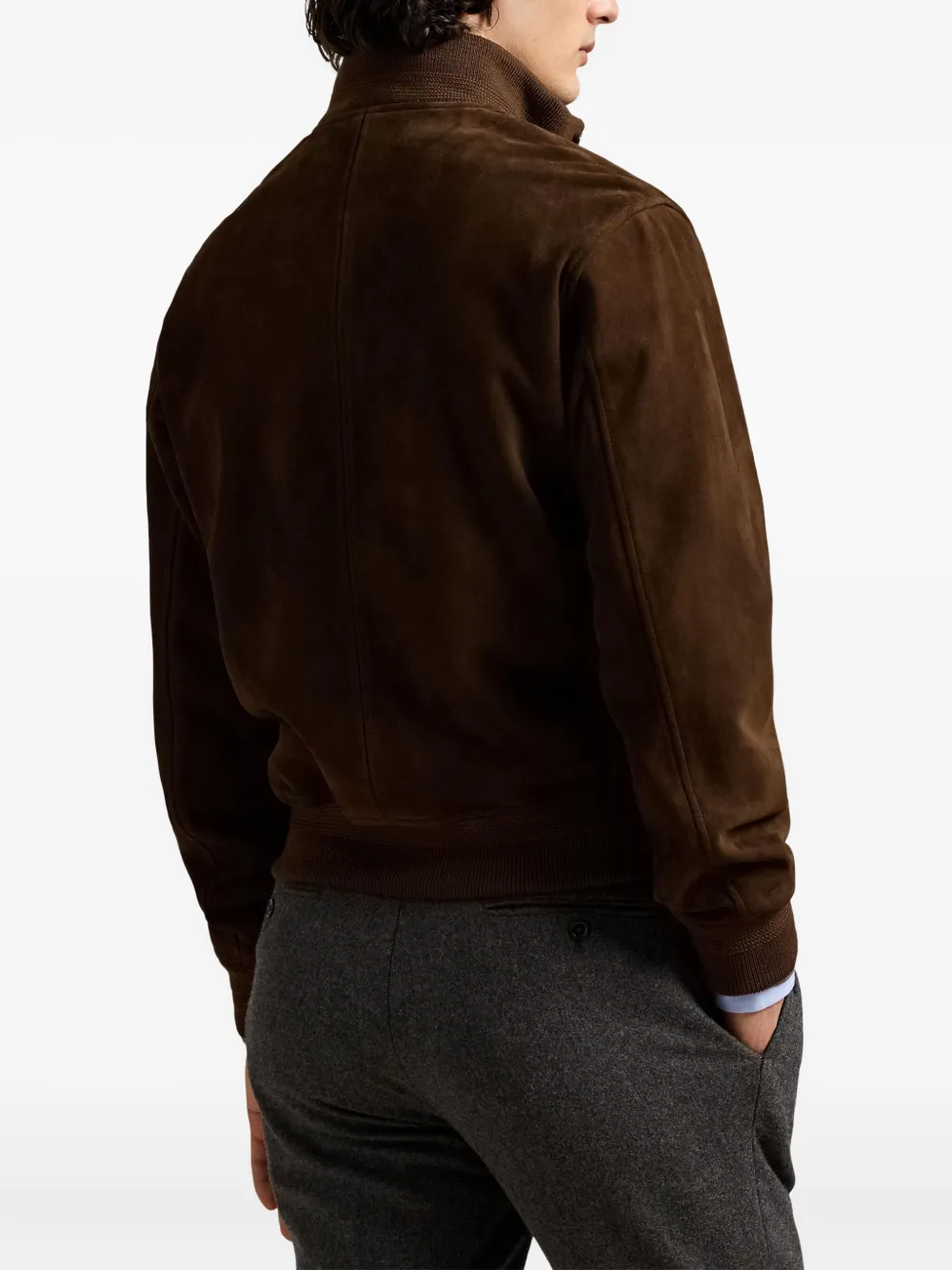 Polo Ralph Lauren button-up suede jacket - image 1 of 4