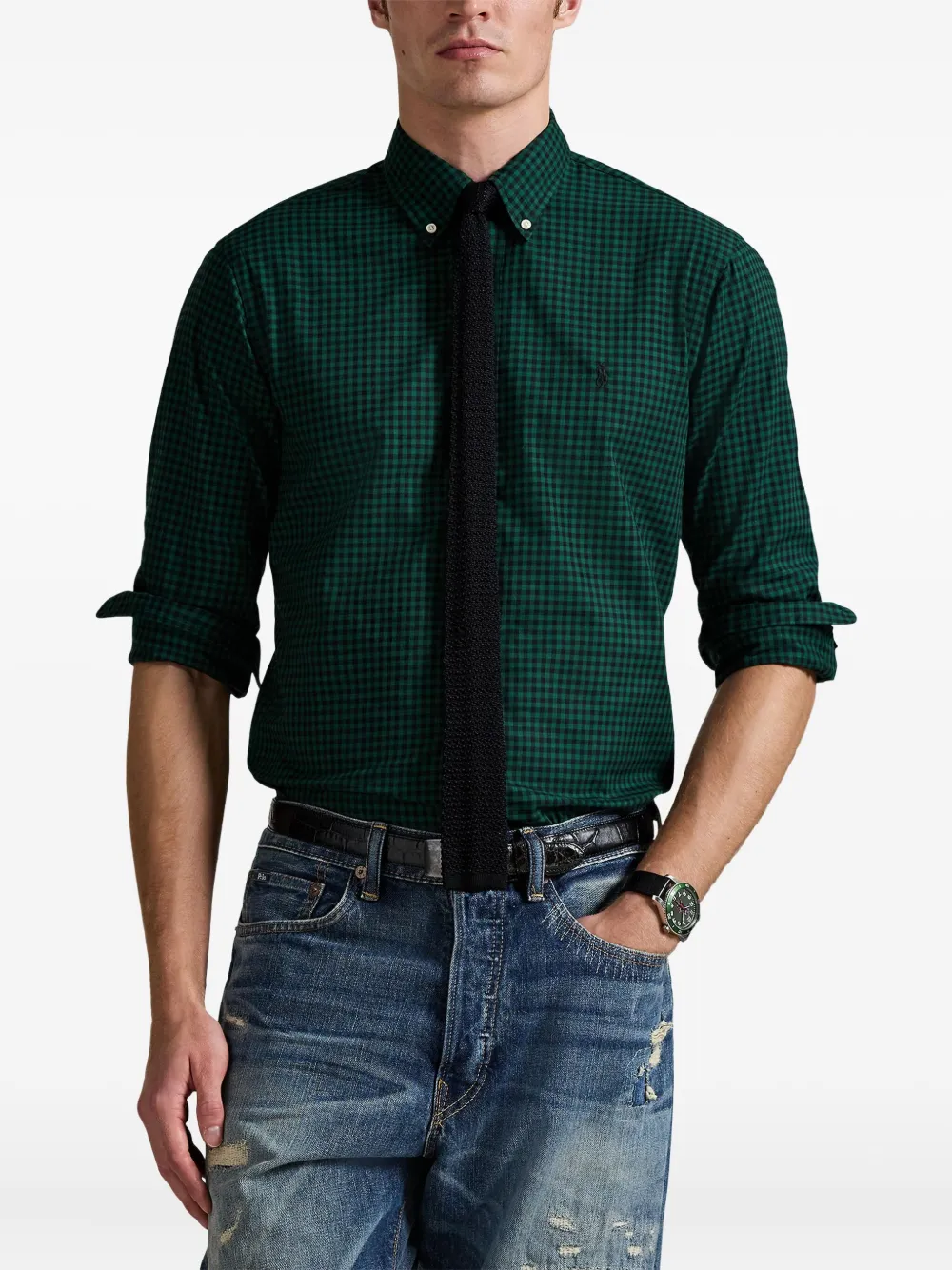Polo Ralph Lauren Overhemd met gingham ruit Groen
