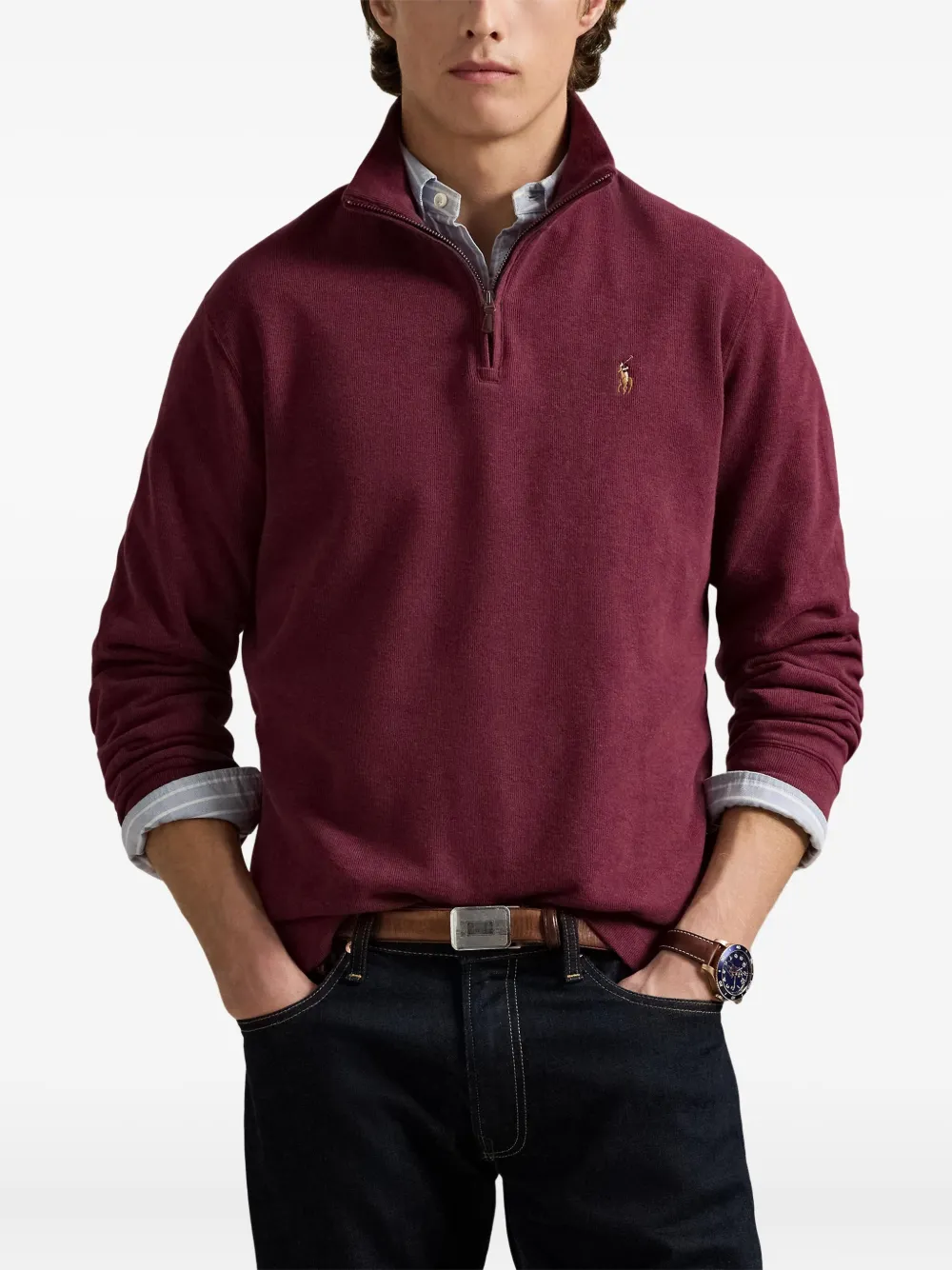 Polo Ralph Lauren Trui met rits Rood