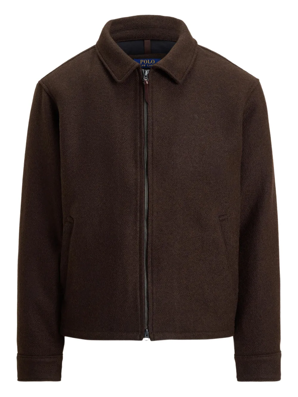 Polo Ralph Lauren zip-front jacket - ブラウン Polo Ralph Lauren zip-front jacket - ブラウン