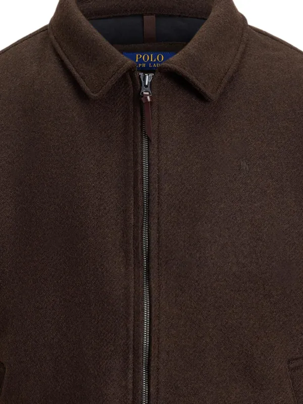 Polo Ralph Lauren ブラウン ジップアップジャケット Polo Ralph Lauren ジップアップ ジャケット | ブラウン