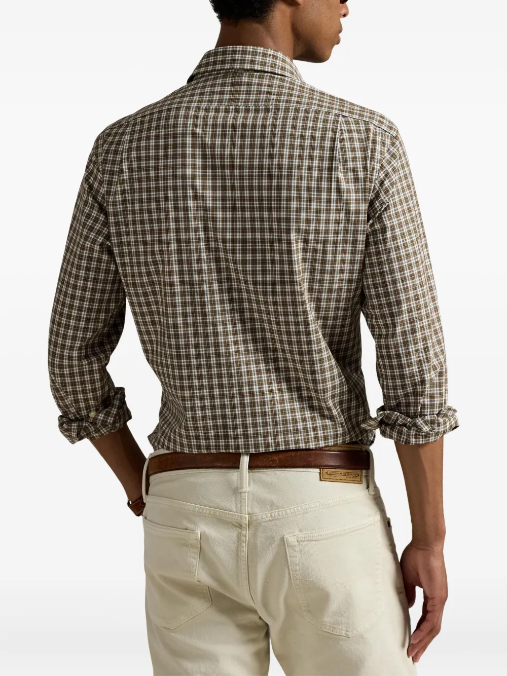 Polo Ralph Lauren Geruit overhemd Bruin