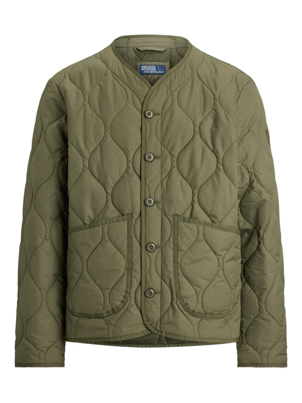 Polo Ralph Lauren quilted jacquard jacket - グリーン Polo Ralph Lauren quilted jacquard jacket - グリーン
