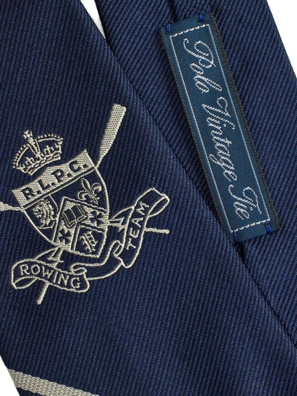 2811 ポロバイラルフローレン ネクタイ クレスト 紋章 ロゴグラム POLO RALPH LAUREN 並行輸入 ポロ ラルフローレン ネクタイ コア