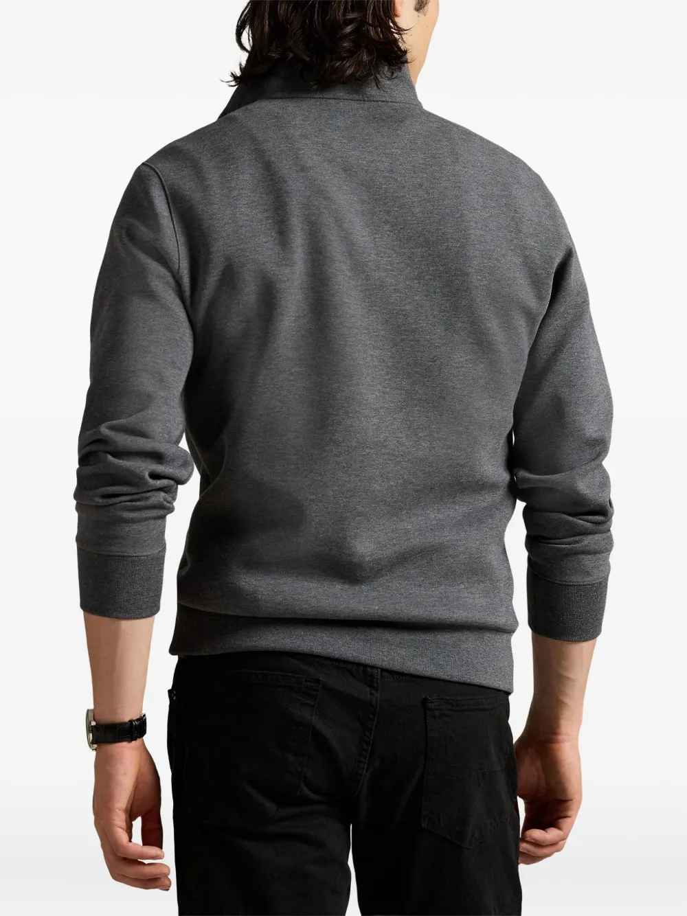 Polo Ralph Lauren Fleece pullover met rits Grijs