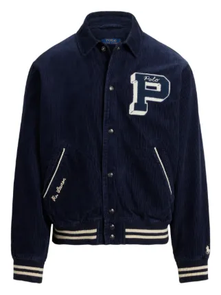 Polo Ralph Lauren Jaqueta College De Veludo Cotelê | Azul
