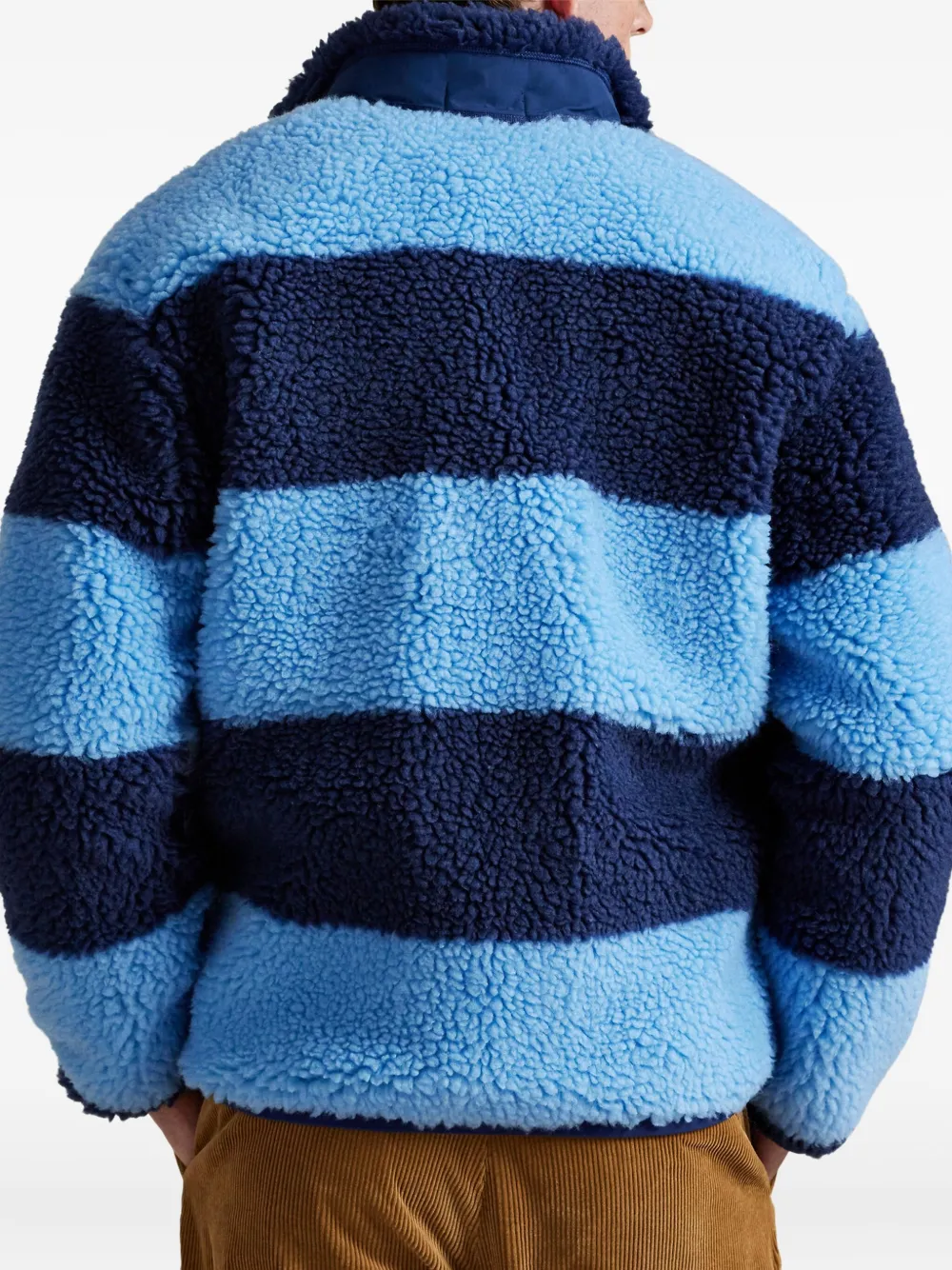 Polo Ralph Lauren Full Zip Fleece Jacket In Blue