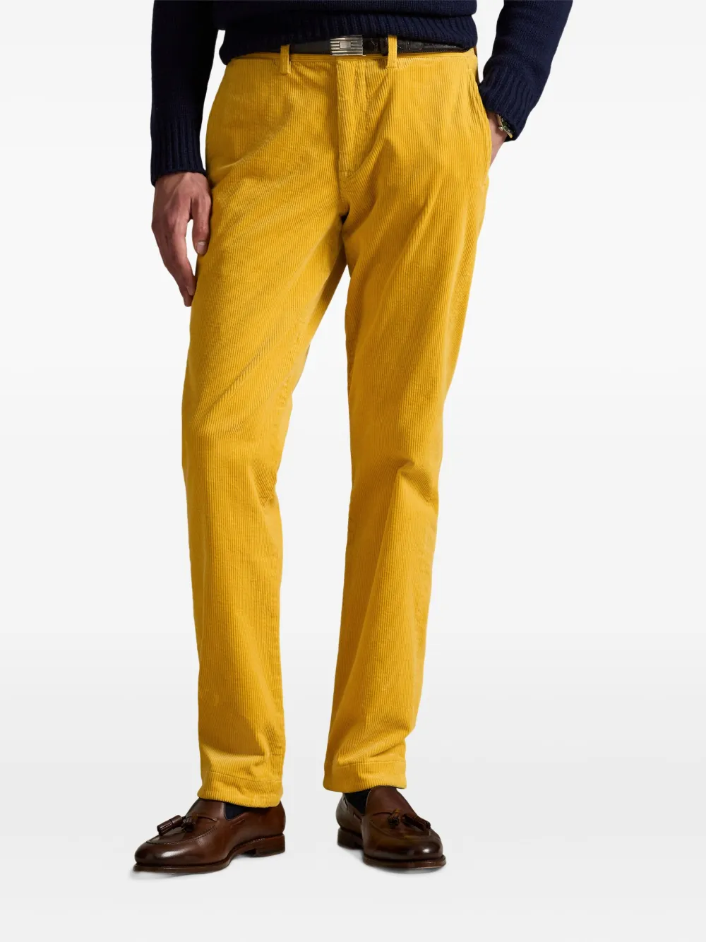 Polo Ralph Lauren Ribfluwelen straight broek Geel