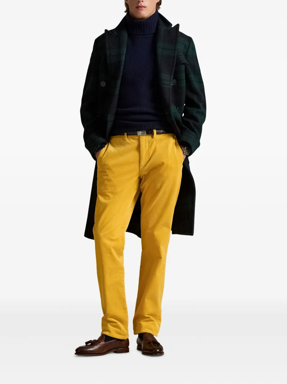 Polo Ralph Lauren Ribfluwelen straight broek Geel