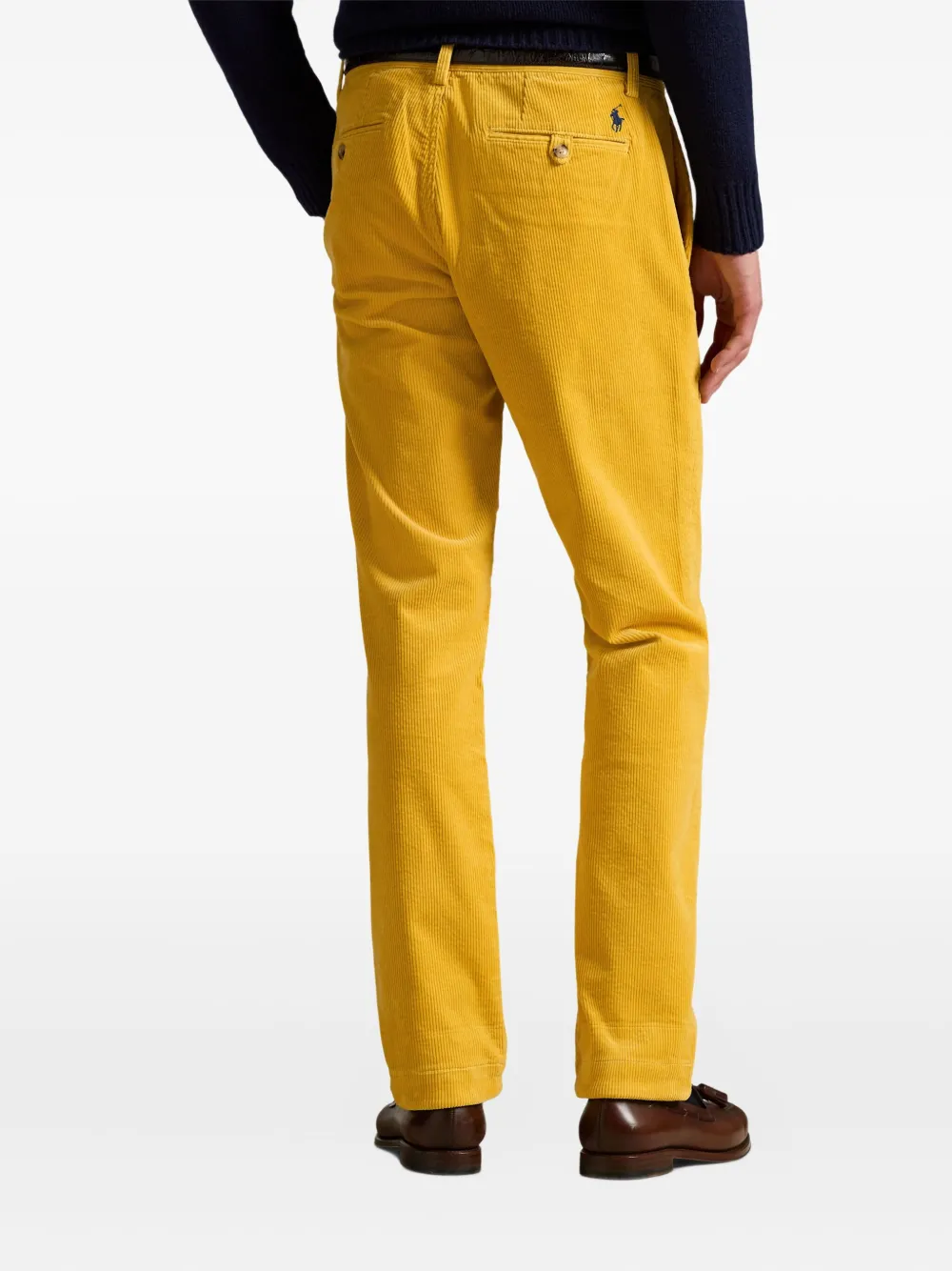 Polo Ralph Lauren Ribfluwelen straight broek Geel