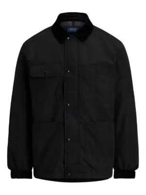 Ralph Lauren Purple Label Padded Shirt Jacket | Black | FARFETCH CH