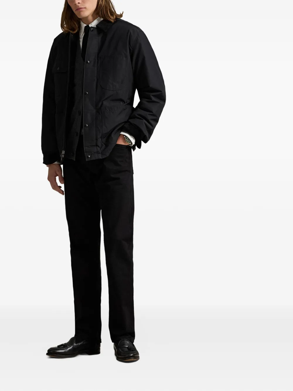 Polo Ralph Lauren Jack verfraaid met zak Zwart