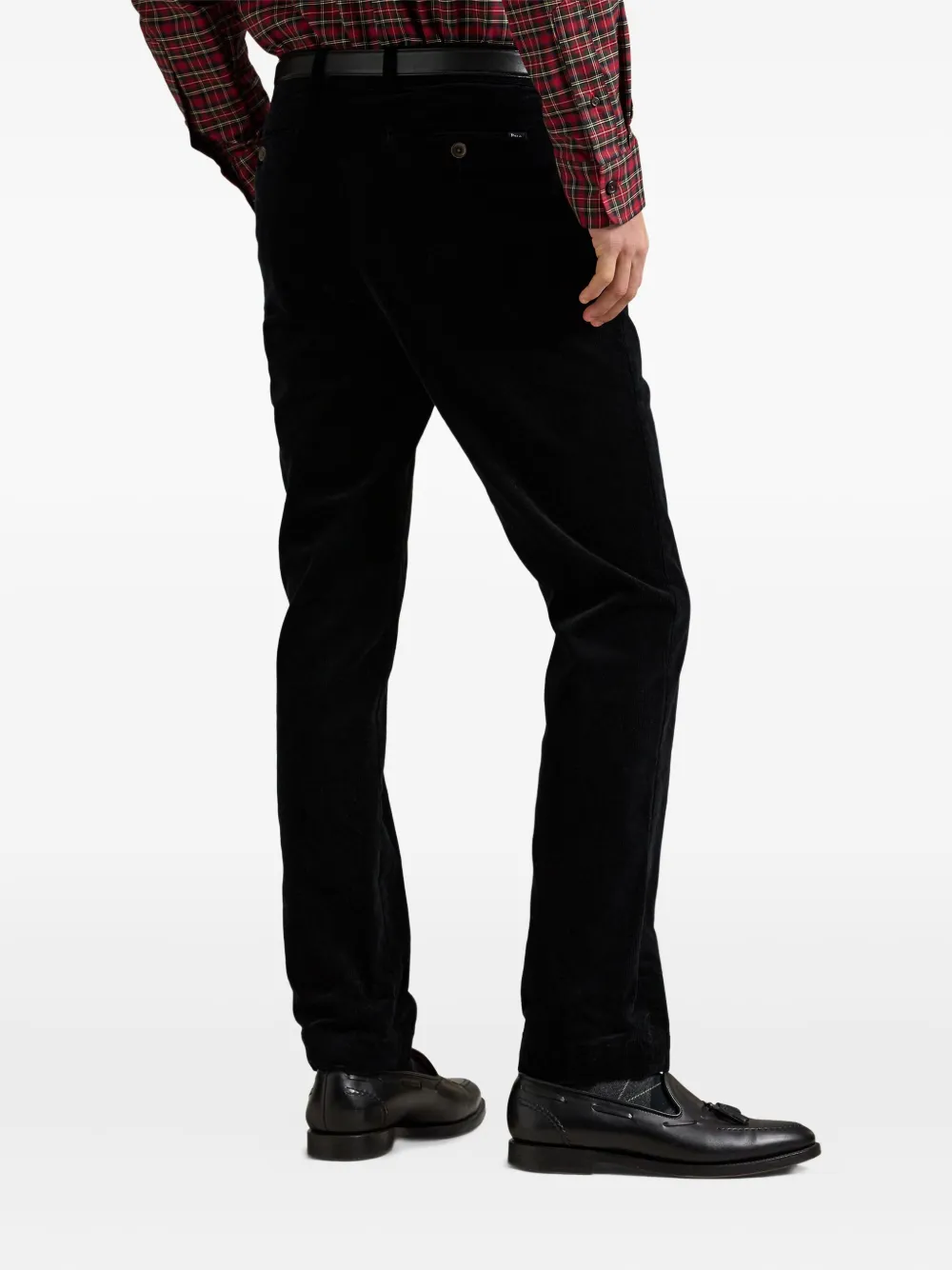 Polo Ralph Lauren Ribfluwelen straight broek Zwart