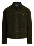 Polo Ralph Lauren suede front-pocket jacket - Green
