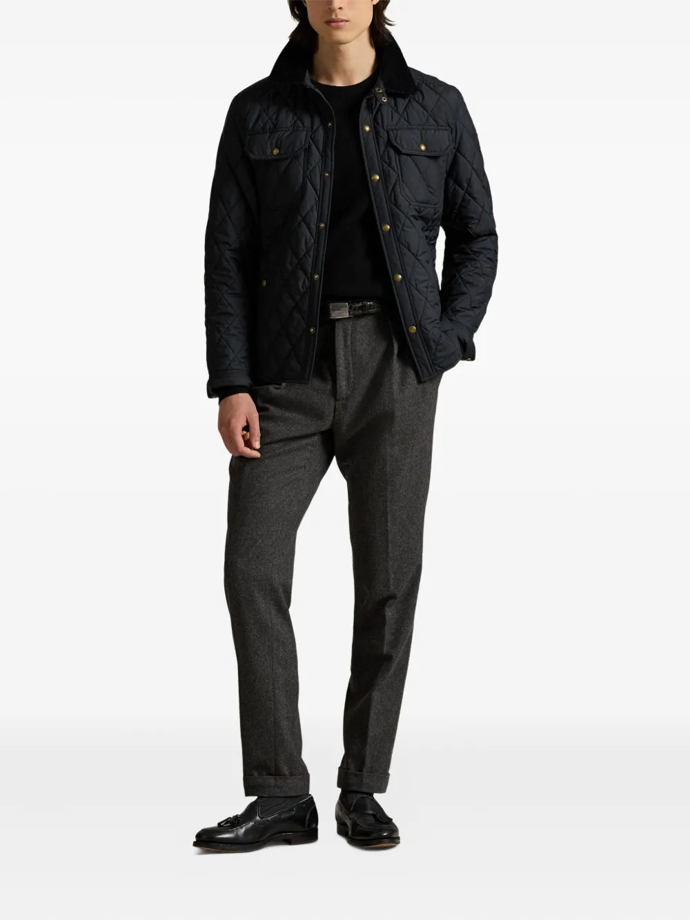 Polo Ralph Lauren corduroy-collar quilted jacket | Down Jackets | Image 2