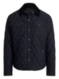 Polo Ralph Lauren corduroy-collar quilted jacket - Black