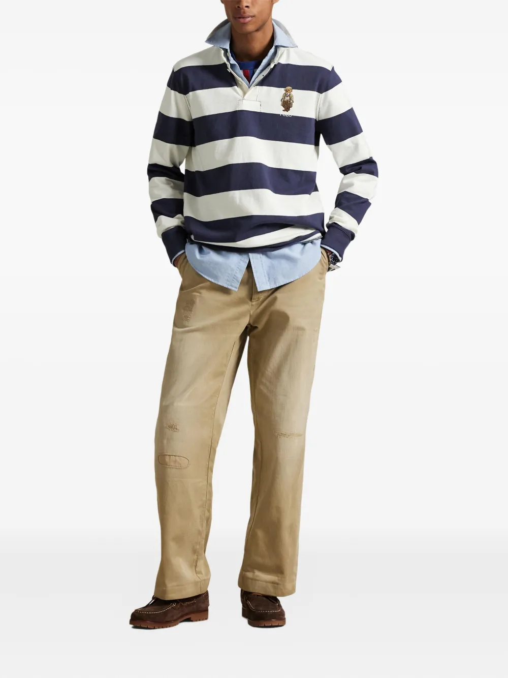 Polo Ralph Lauren Gestreept poloshirt Blauw