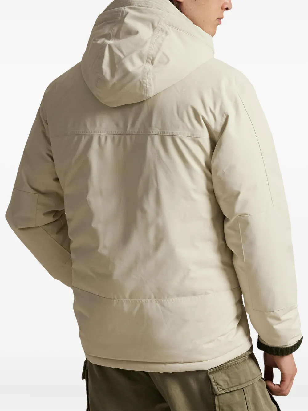 Polo Ralph Lauren Gewatteerd windjack met capuchon Beige