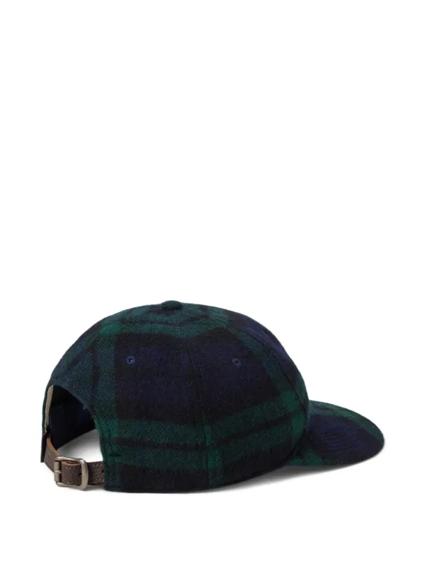 Polo Ralph Lauren チェック キャップ | ブルー | FARFETCH JP