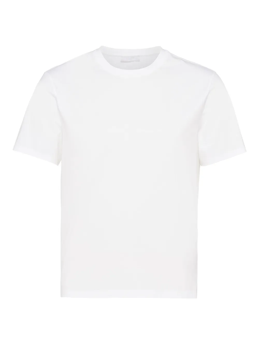 Prada T-shirt van stretch-katoen Wit