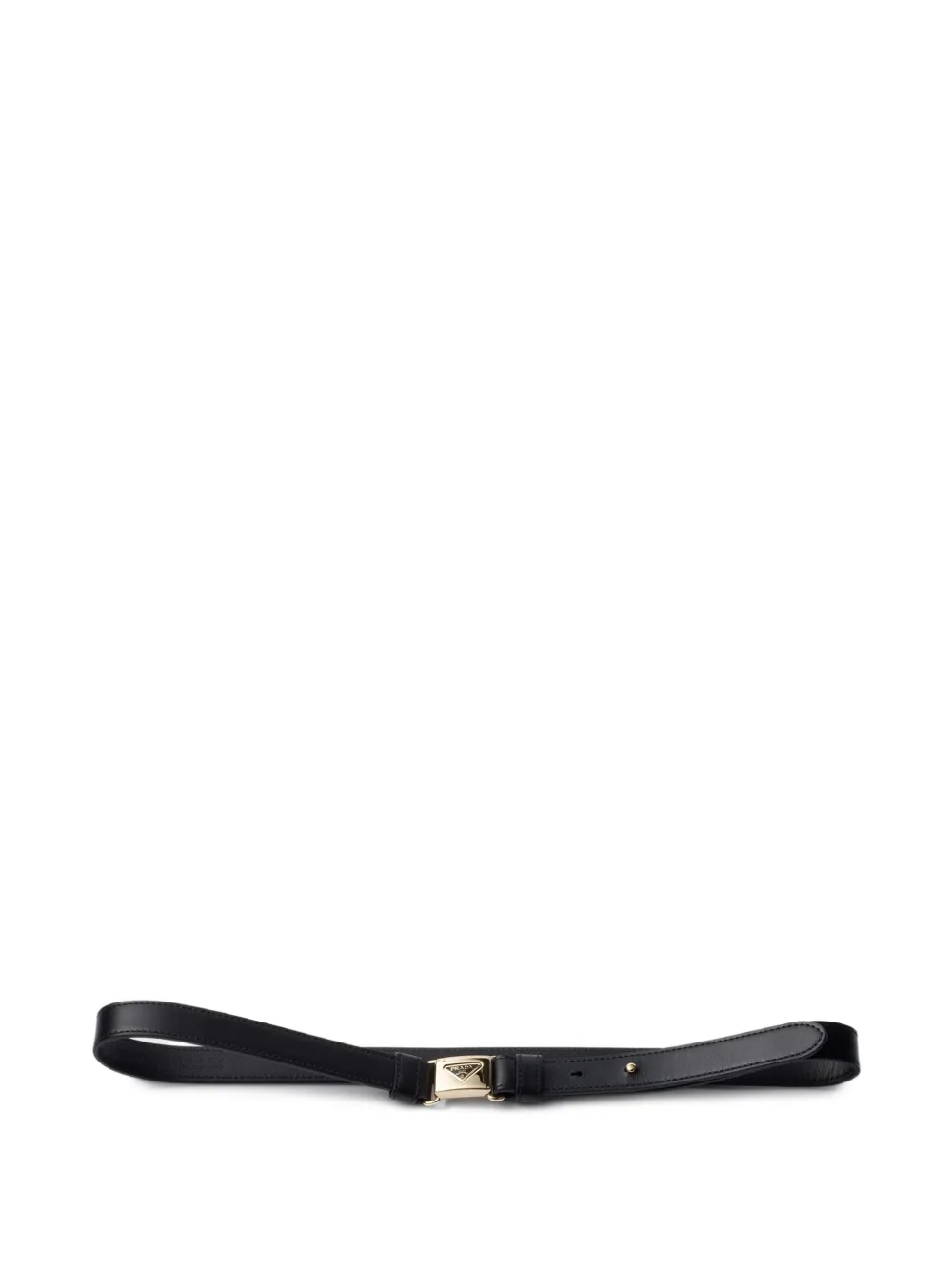 Prada Leren riem Zwart