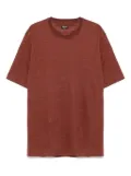 Zegna linen short-sleeve t-shirt - Brown