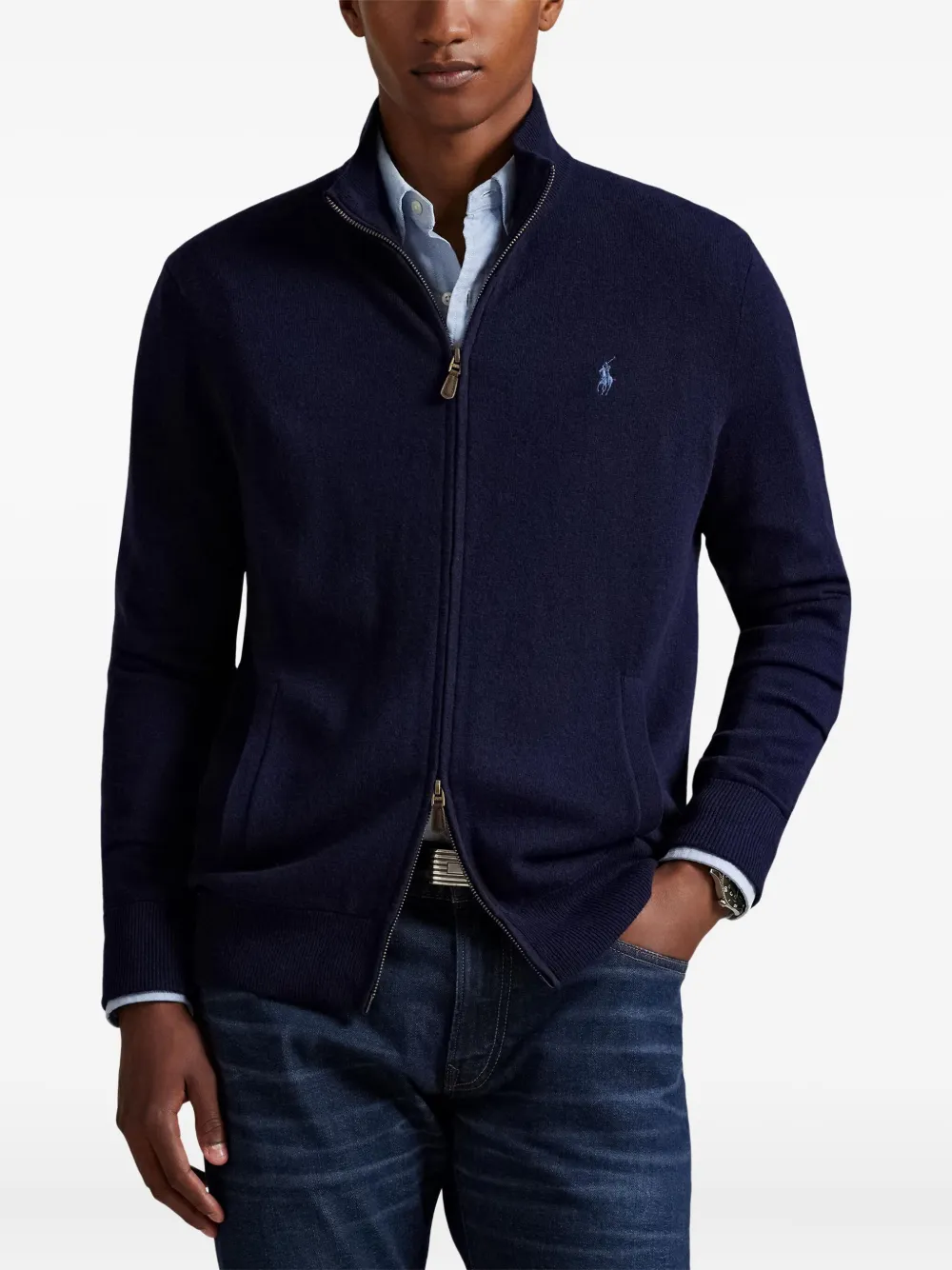 Polo Ralph Lauren Wollen vest Blauw