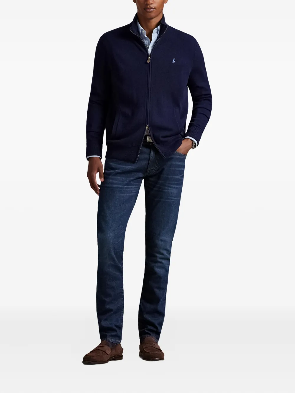Polo Ralph Lauren Wollen vest Blauw