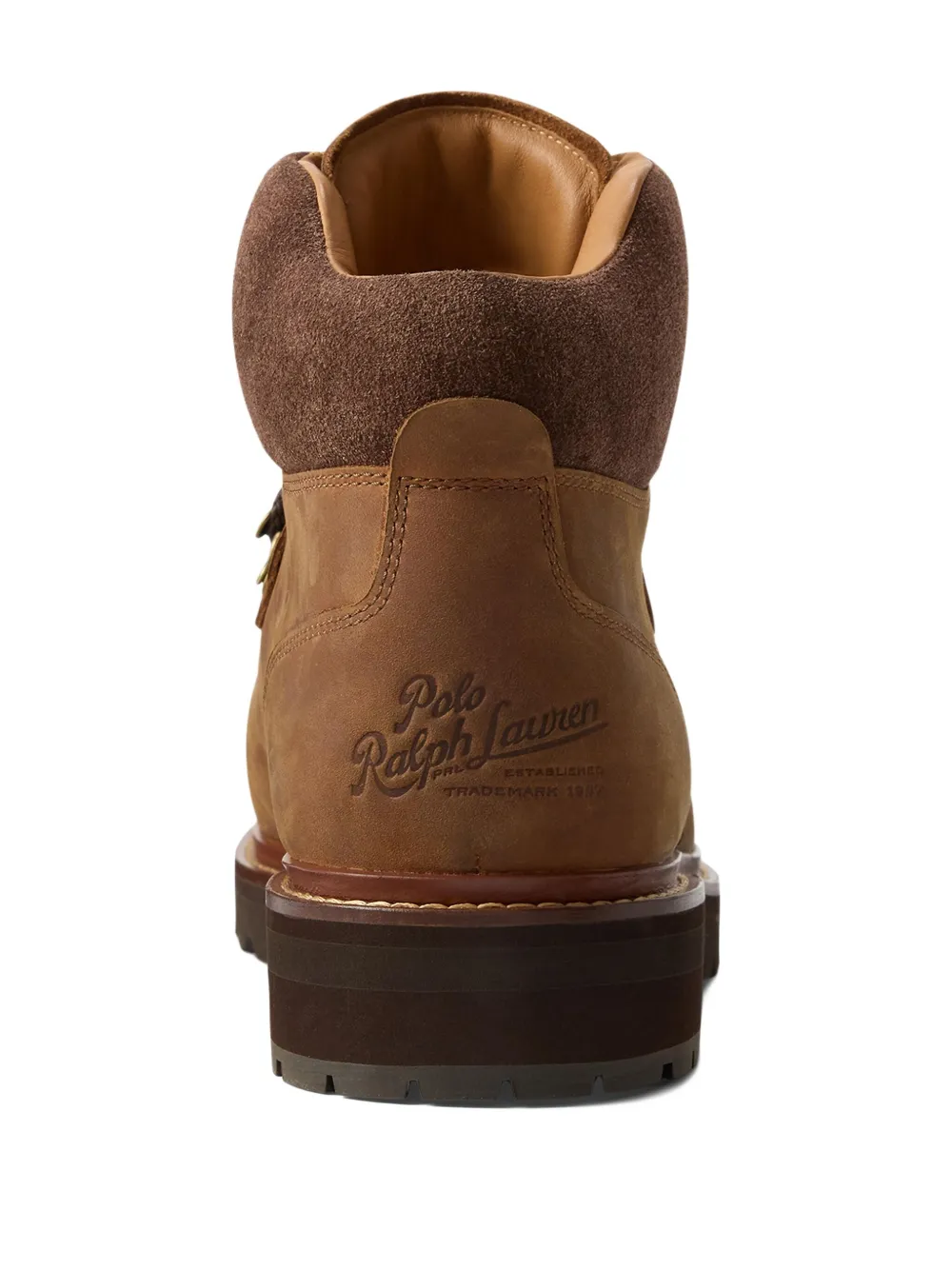 Polo Ralph Lauren Leren wandellaarzen Bruin