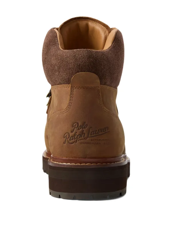Polo Ralph Lauren Leather lace-up Hiking Boots | Brown  display picture 3