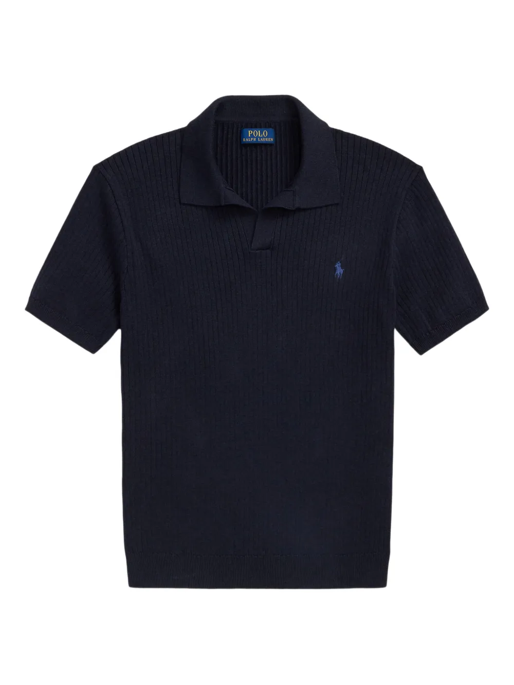Polo Ralph Lauren ribbed short-sleeves T-shirt | Blue | Image 1
