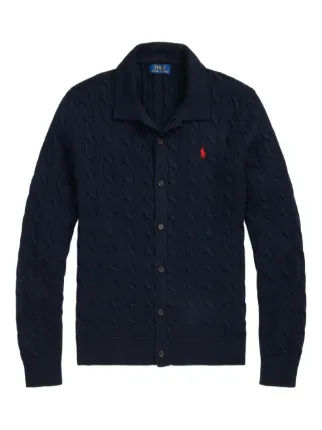 Polo Ralph Lauren ネイビーカーディガン Amazon.com: Ralph Lauren Polo Girls Cotton Knit Cable Cardigan