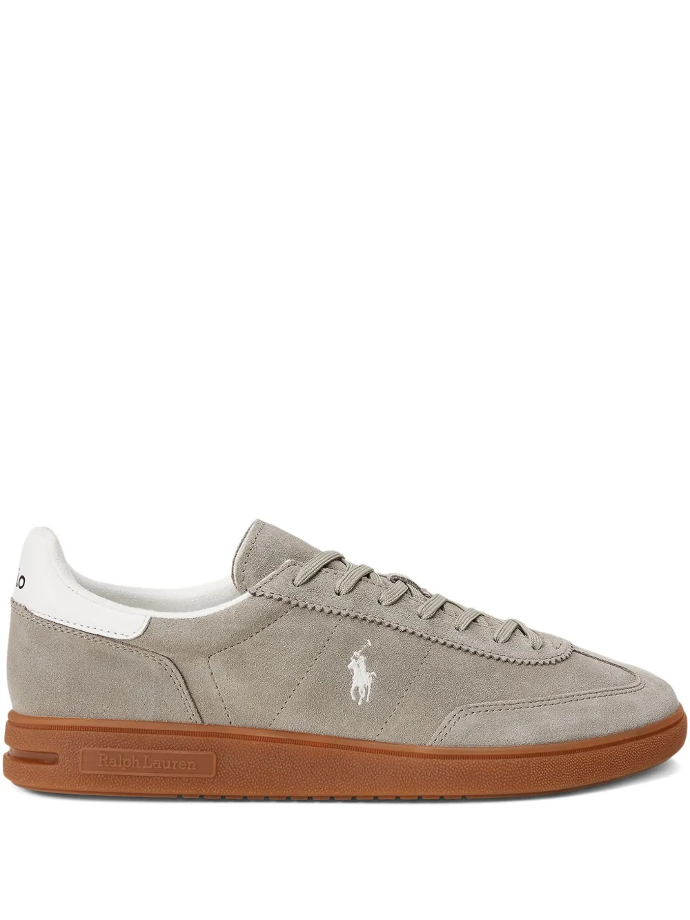 Polo Ralph Lauren Sneakers met geborduurd logo Beige