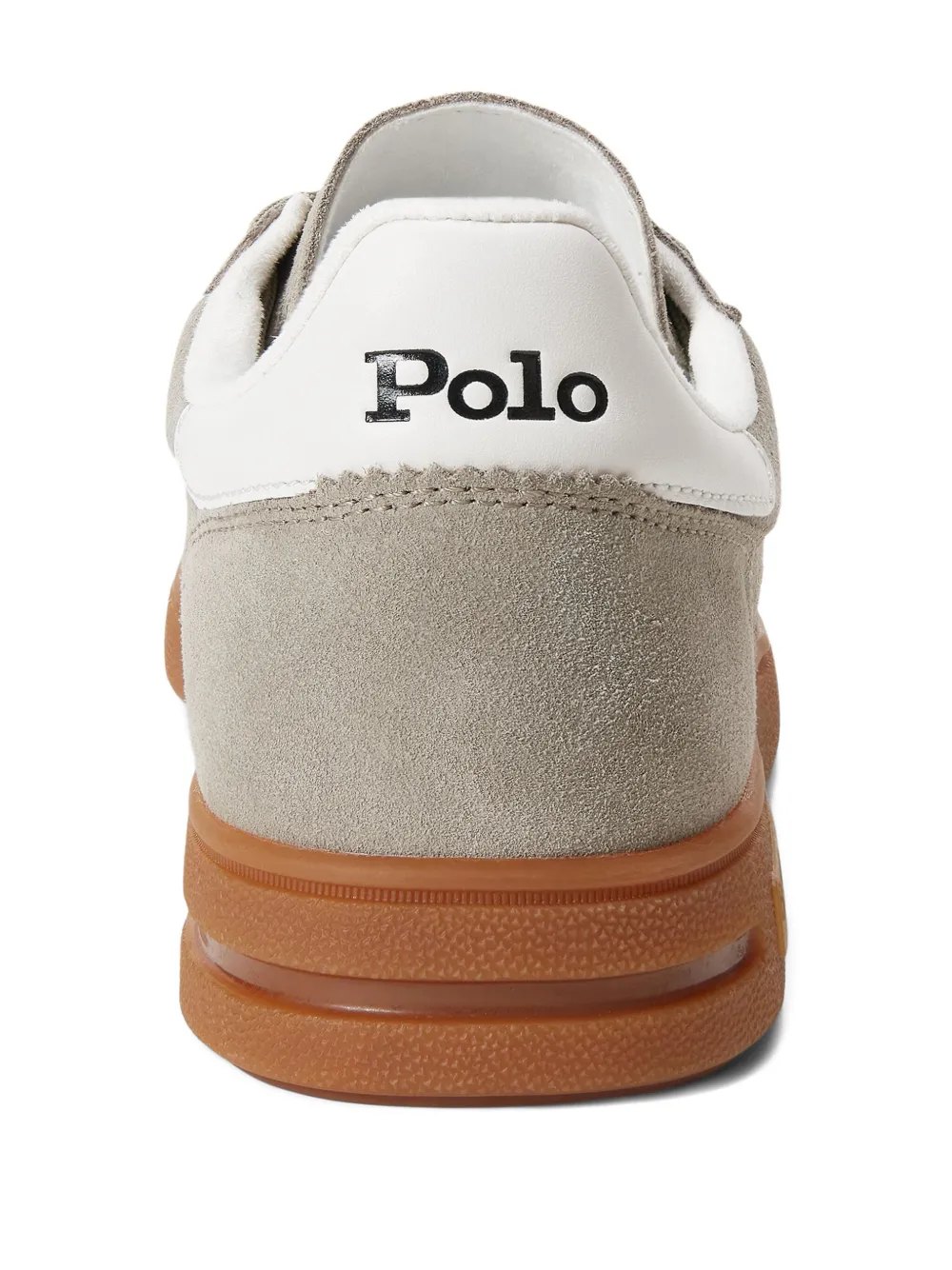 Polo Ralph Lauren Sneakers met geborduurd logo Beige