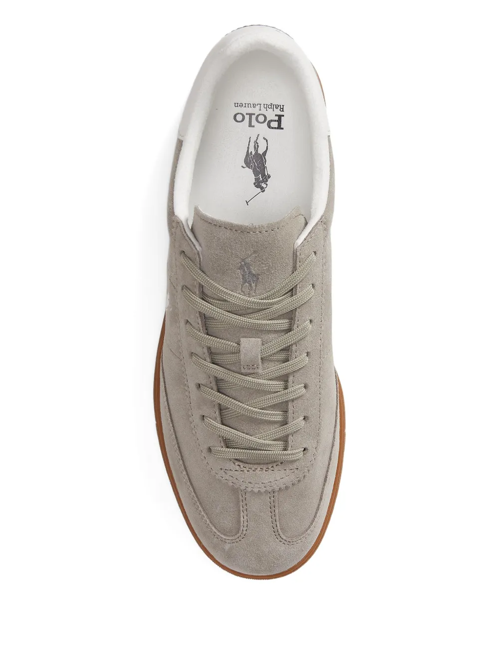 Polo Ralph Lauren Sneakers met geborduurd logo Beige