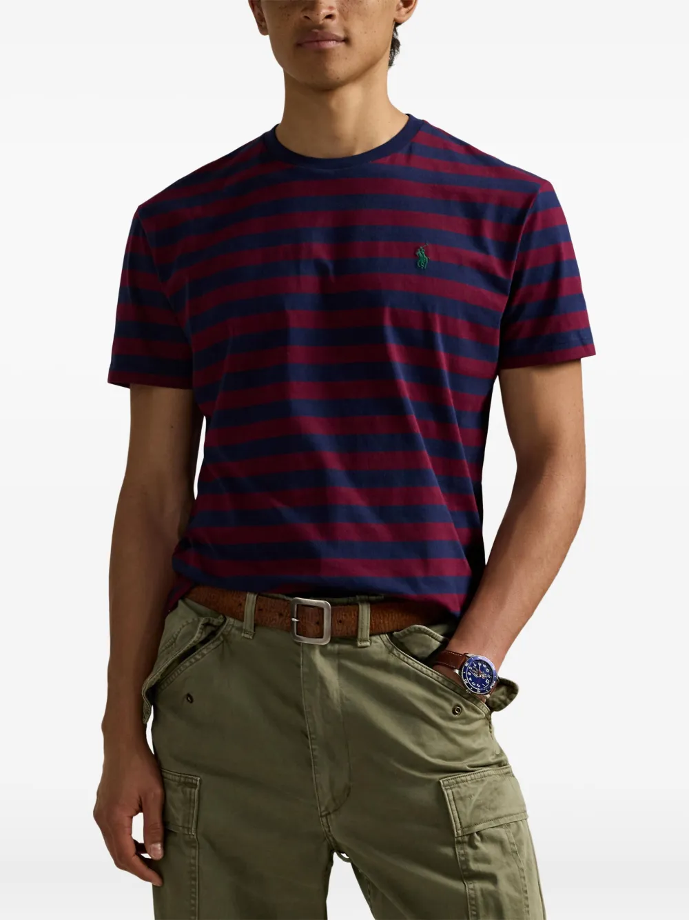 Polo Ralph Lauren Gestreept T-shirt Rood