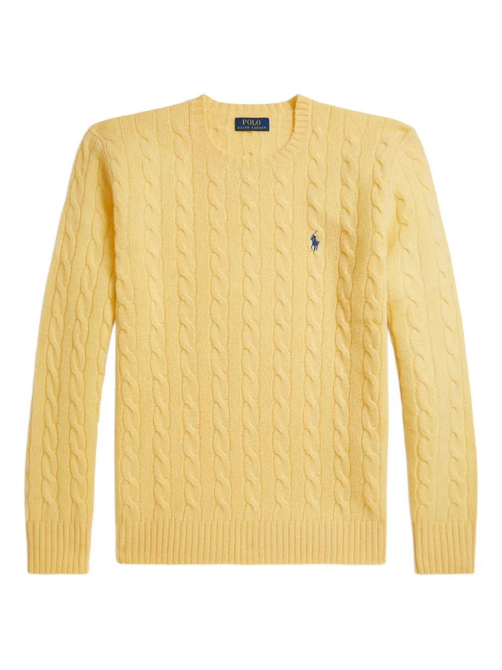 Polo Ralph Lauren cable-knit wool pullover - Giallo