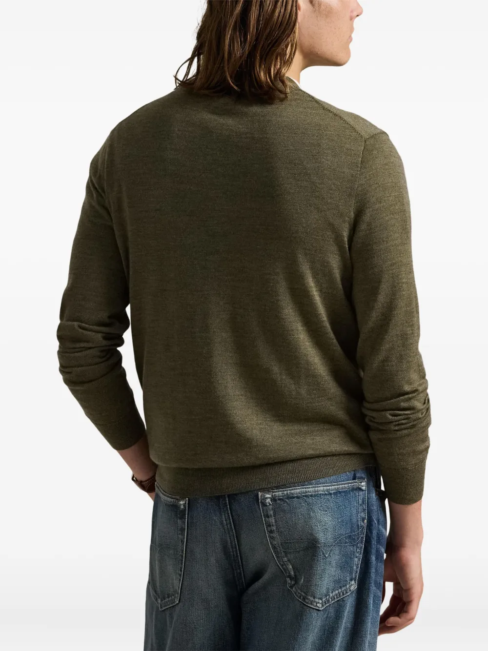 Polo Ralph Lauren Wollen trui met lange mouwen Groen