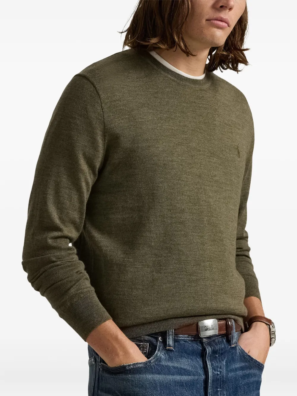 Polo Ralph Lauren Wollen trui met lange mouwen Groen