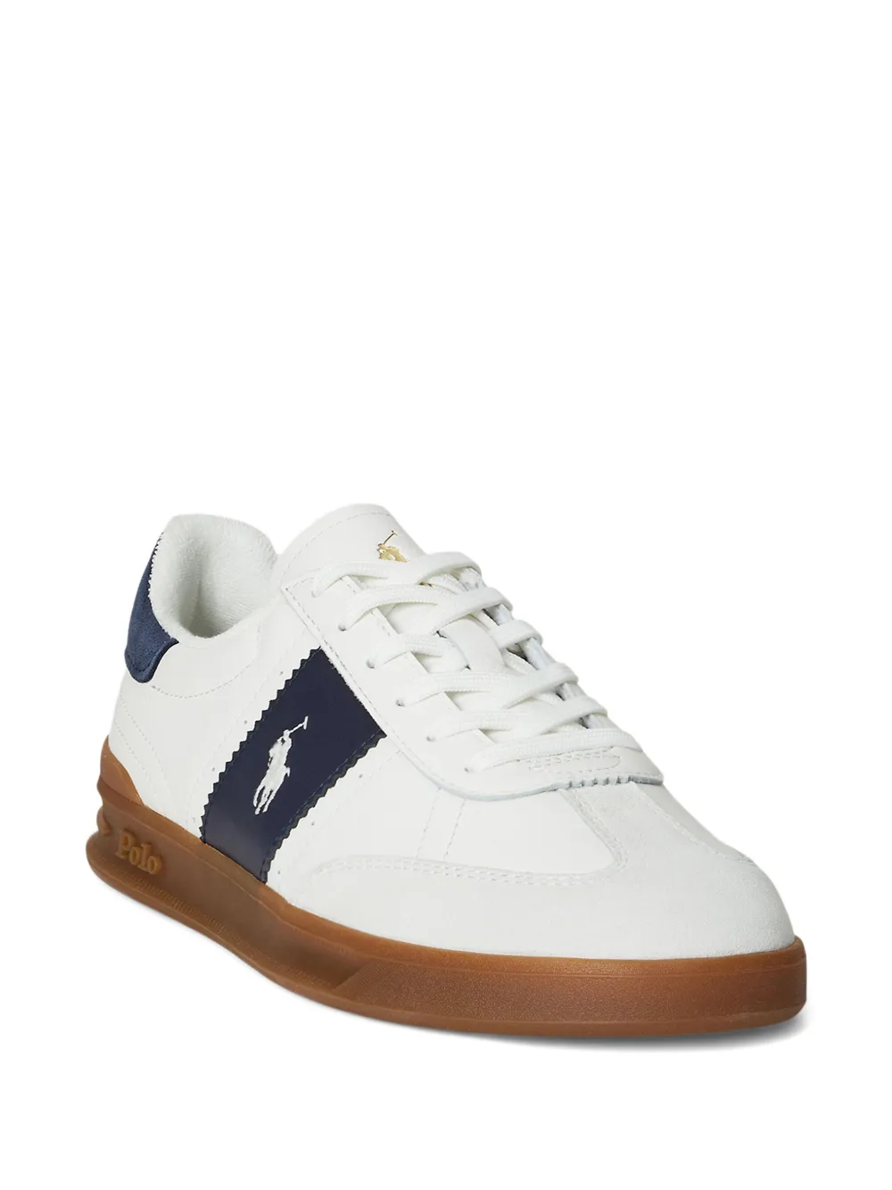 Polo Ralph Lauren Heritage leather sneakers White