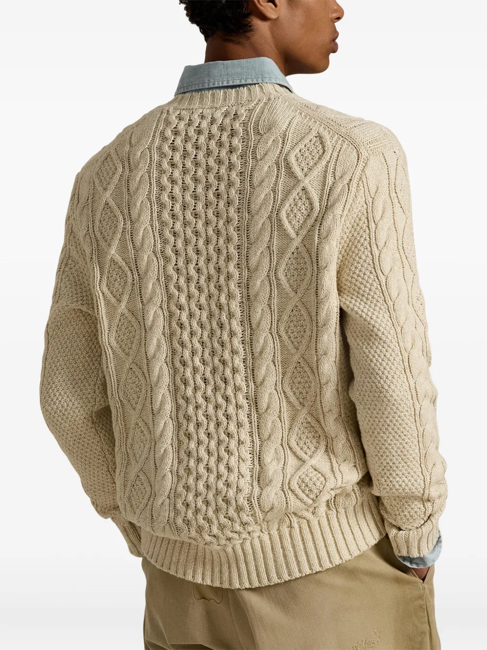 Polo Ralph Lauren Kabelgebreide trui Beige