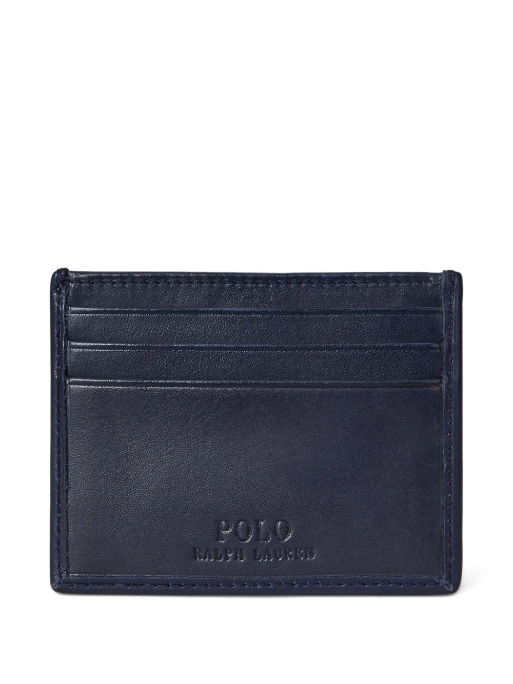 Polo Ralph Lauren Leren pasjeshouder Blauw