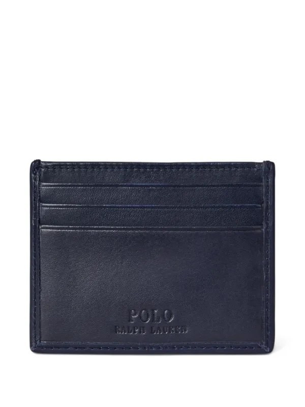 Polo Ralph Lauren Leather Cardholder | Blue | FARFETCH