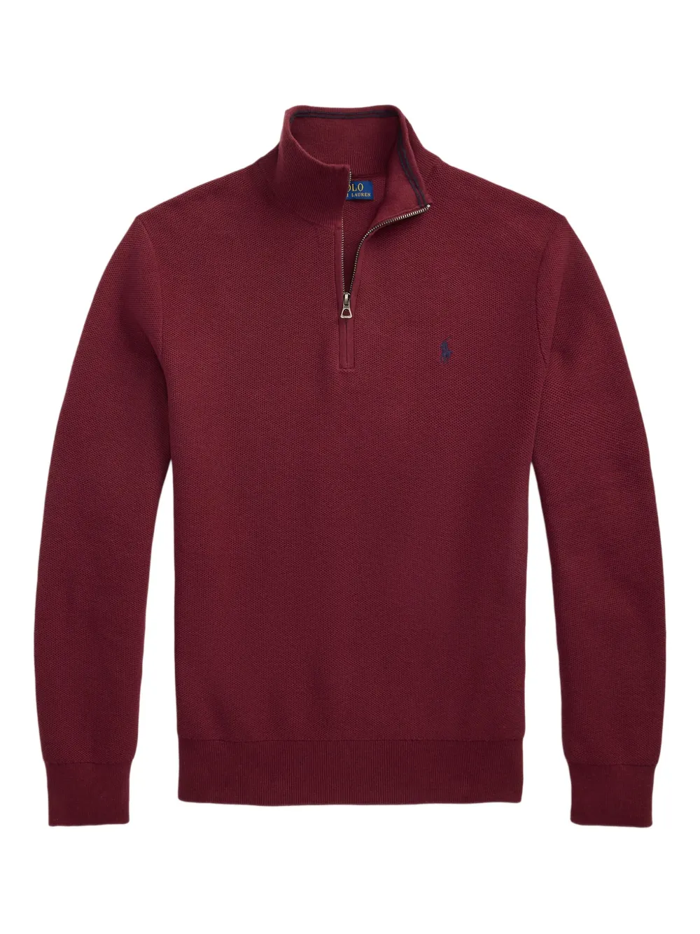 Polo Ralph Lauren ジップネック セーター - レッド Polo Ralph Lauren ジップネック セーター - レッド