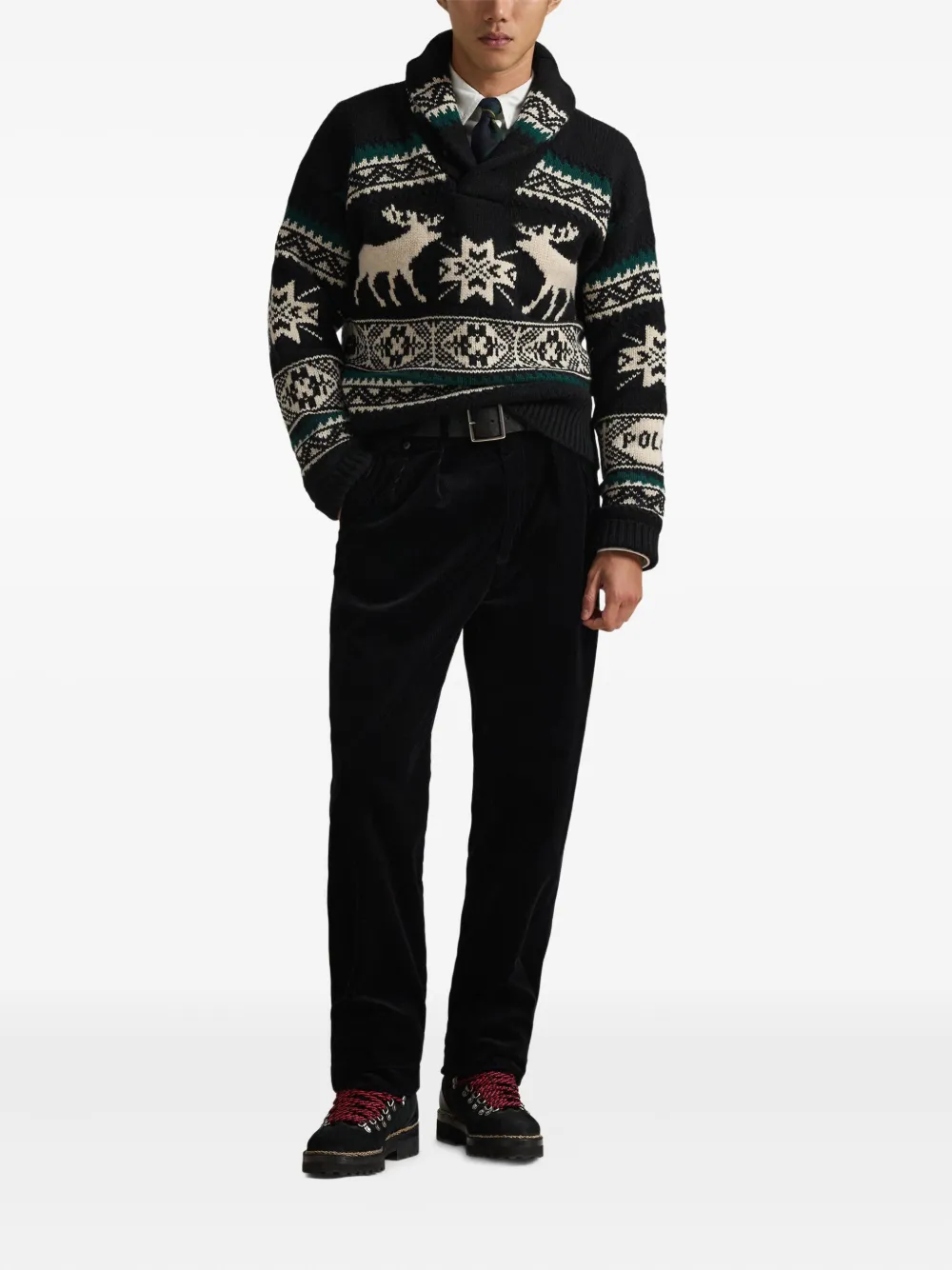 Polo Ralph Lauren shawl collar patterned knitwear | Cardigans | Image 2