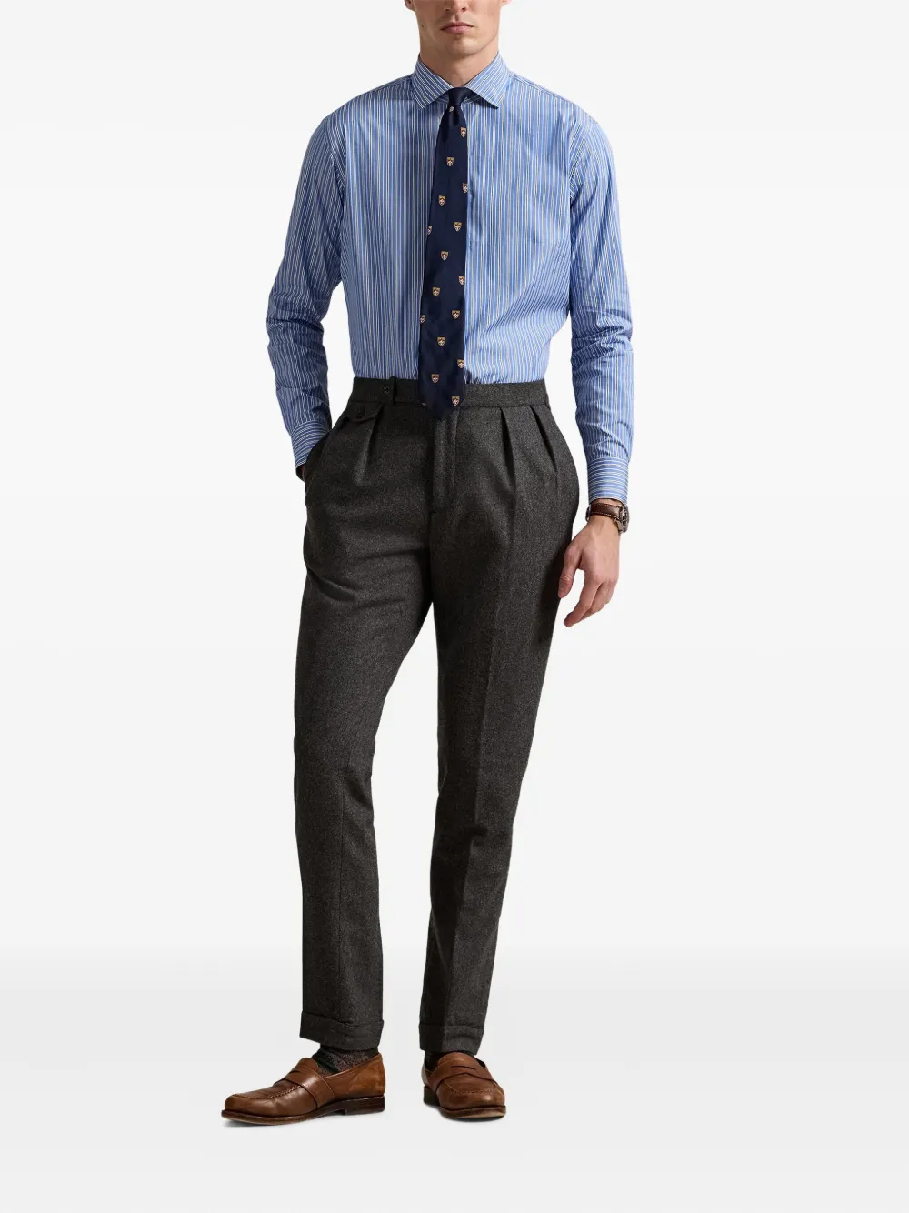 Polo Ralph Lauren Gestreept overhemd Blauw
