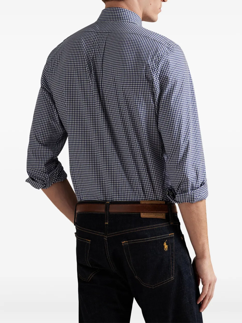 Polo Ralph Lauren Overhemd met gingham-ruit en lange mouwen Blauw