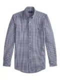 Polo Ralph Lauren gingham long-sleeved shirt - Blue