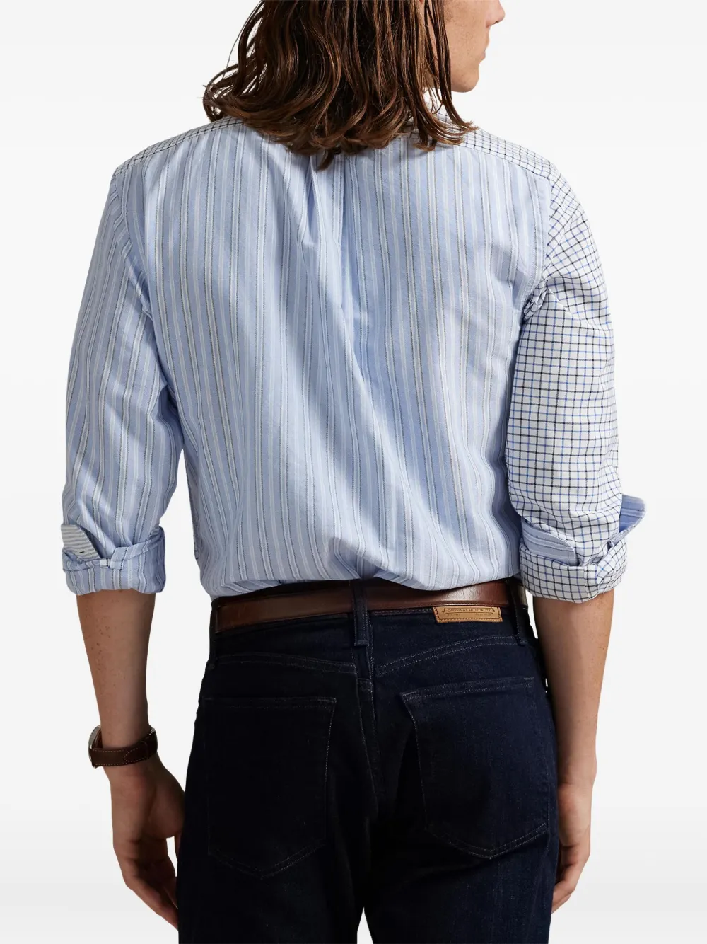 Polo Ralph Lauren Overhemd met geborduurd logo Blauw